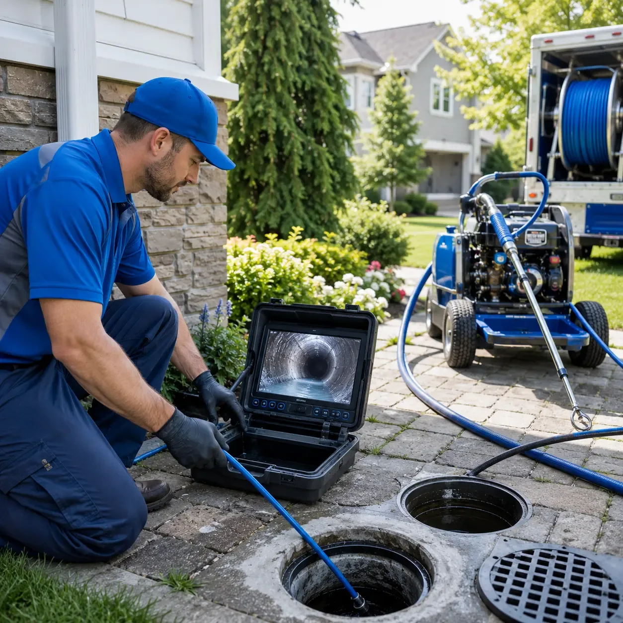 Outdoor drain cleaning professionals serving Blairstown, NJ